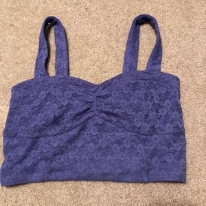Purple lace bra/bandeau